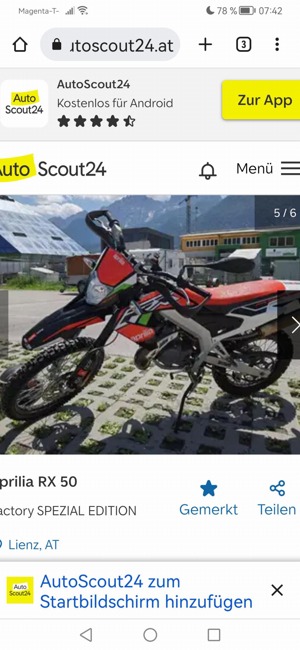 Motorrad verkaufen Aprilia RX50  Ankauf